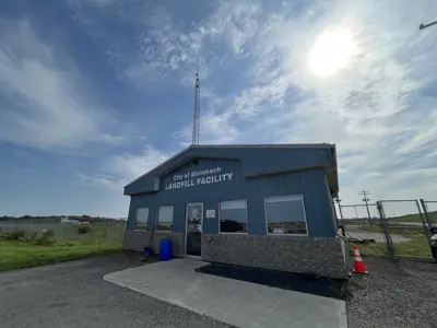 Steinbach Landfill administration offices building.