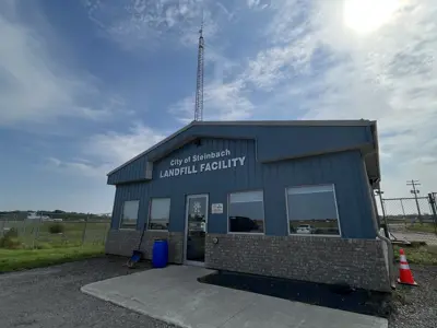 A photo of the Steinbach Landfill Facility building