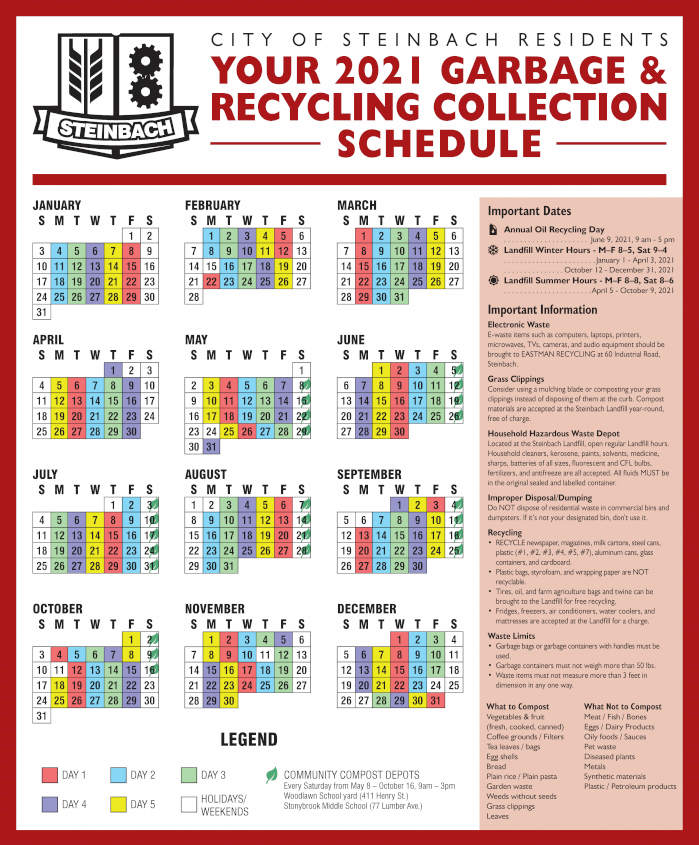 Recycle Pickup Calendar 2023 Jacksonville Fl Minimalist Blank Printable