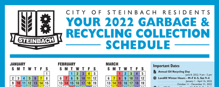 2022 Residential Garbage Recycling Schedule 2022-residential-garbage-recycling-schedule